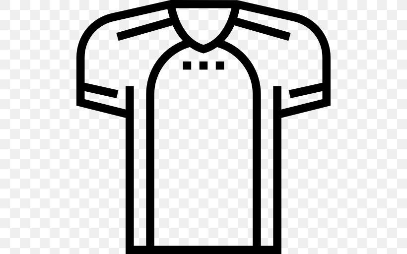 Jersey Clothing T-shirt Sport Clip Art, PNG, 512x512px, Jersey, American Football, Area, Artwork, Black Download Free