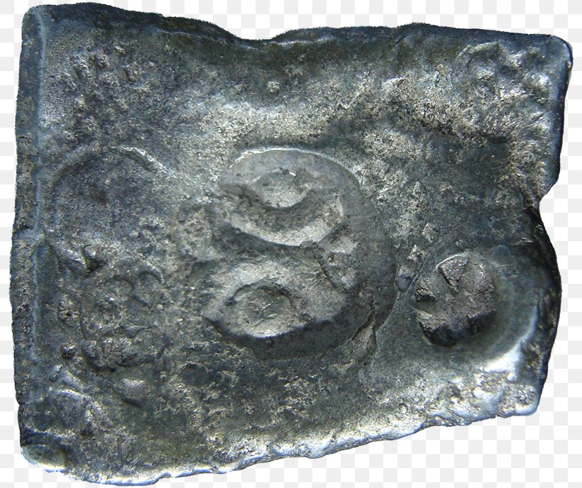 Punch-marked Coins Karshapana Silver Shakya, PNG, 800x688px, Coin, Artifact, Crescent, Falcon Coins Gallery, Fossil Download Free