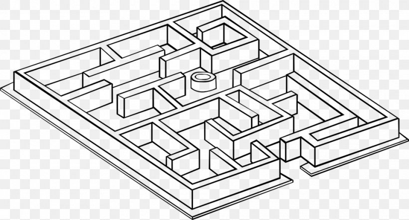 Maze Labyrinth Clip Art, PNG, 960x518px, Maze, Area, Art, Black And White, Drawing Download Free