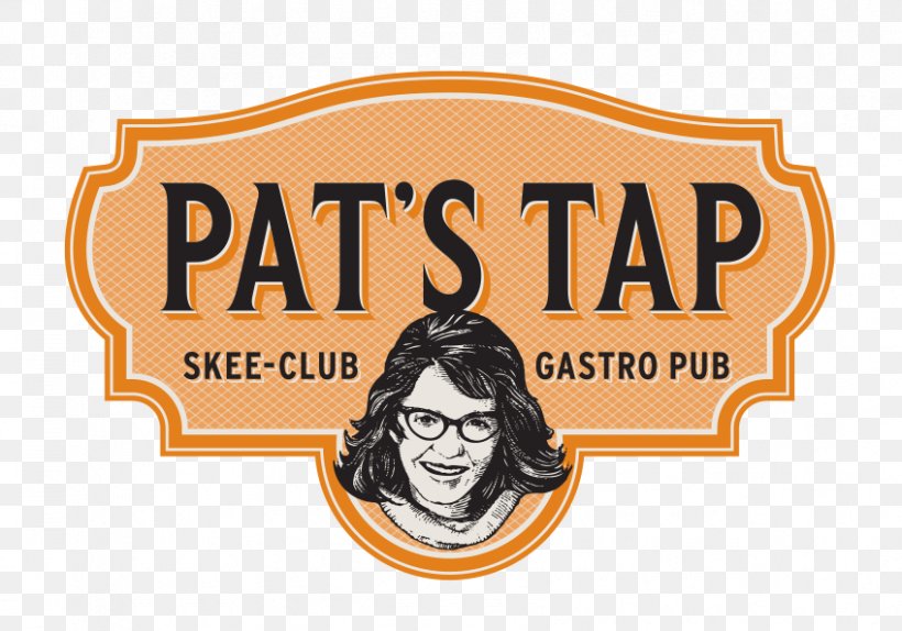 Pat's Tap Logo Font Product Kelly Group Limited, PNG, 848x594px, Logo, Brand, Label, Orange, Text Download Free