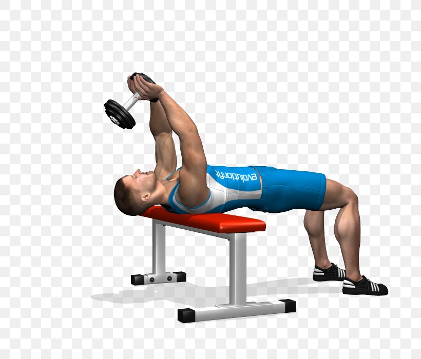 Weight Training Bench Dumbbell Pullover Pectoralis Major, PNG, 700x700px, Watercolor, Cartoon, Flower, Frame, Heart Download Free