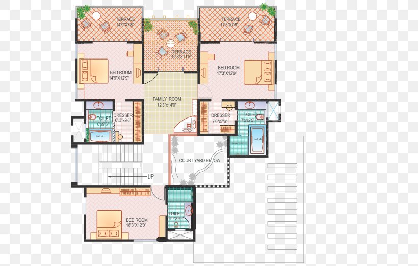 Floor Plan Green Groves Square Foot Kolte-patil Developers Location, PNG, 544x523px, Floor Plan, Area, Elevation, Floor, Green Groves Download Free