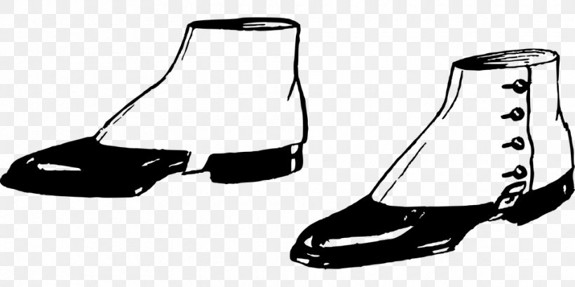 Shoe Gaiters Boot Clip Art, PNG, 960x480px, Shoe, Black And White, Boot, Clothing Accessories, Drinkware Download Free