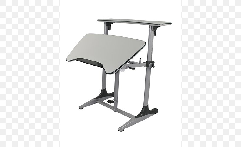 Standing Desk Sit-stand Desk Table, PNG, 500x500px, Desk, Chair, Computer, Computer Desk, Furniture Download Free
