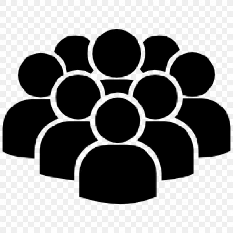 User Crowd Social Group, PNG, 1024x1024px, User, Audience, Black, Black And White, Crowd Download Free