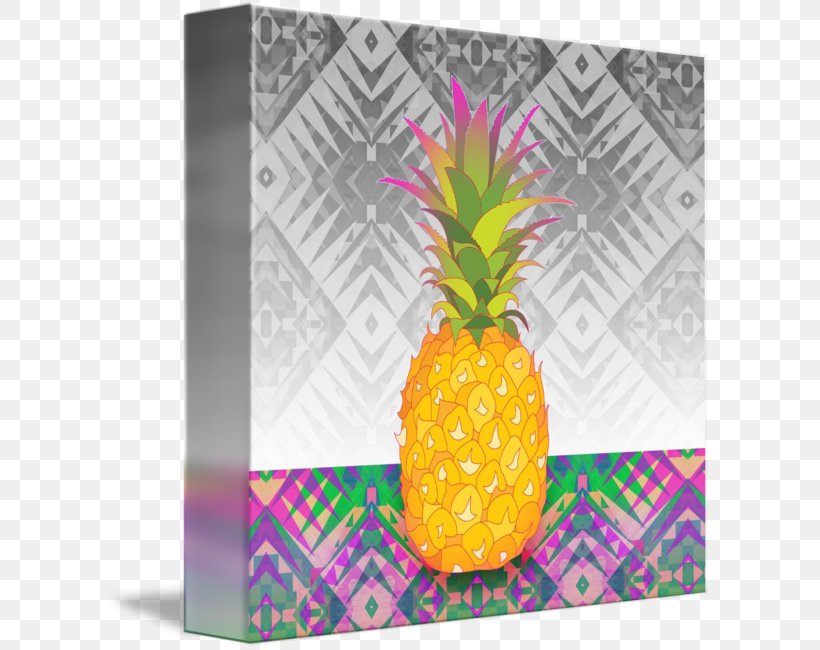 Pineapple Bromeliads Canvas Print Food, PNG, 606x650px, Pineapple, Ananas, Blanket, Bromeliaceae, Bromeliads Download Free