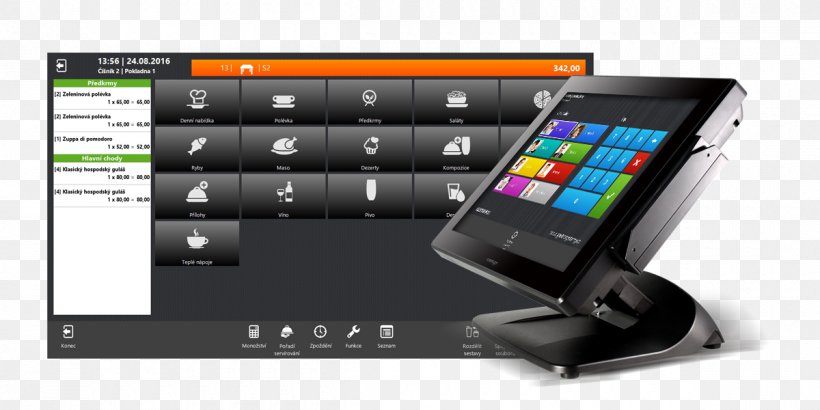 Pokladní Systém Point Of Sale Computer Software Smartphone Handheld Devices, PNG, 1200x600px, Point Of Sale, Cashier, Child Contact Centre, Communication Device, Computer Software Download Free