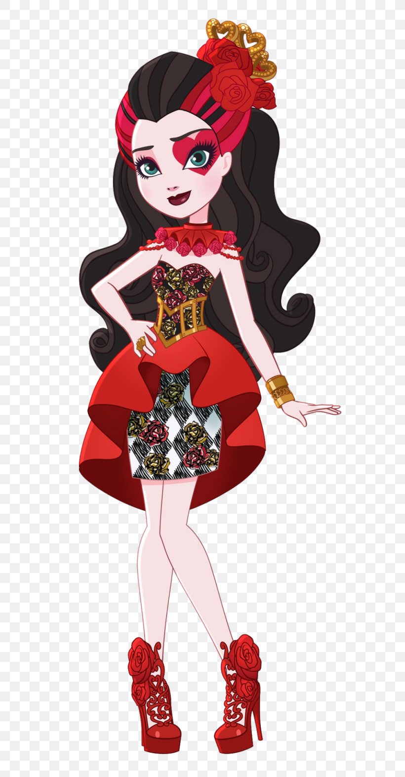 Queen Of Hearts Ever After High Doll Alice's Adventures In Wonderland Monster High, PNG, 700x1573px, Queen Of Hearts, Alice S Adventures In Wonderland, Art, Character, Coloring Book Download Free