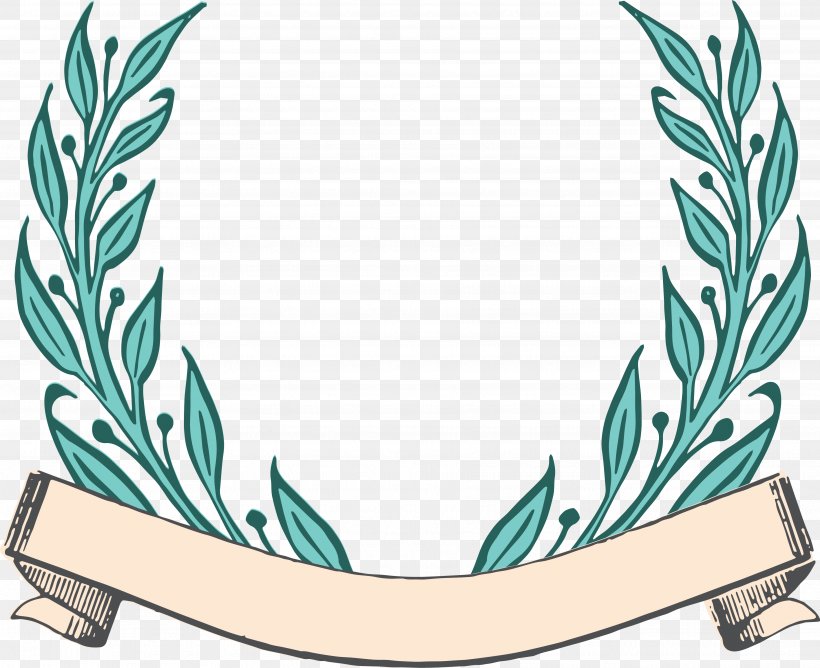 Ribbon Drawing Royalty-free Clip Art, PNG, 3651x2975px, Ribbon, Art, Artwork, Drawing, Flower Download Free