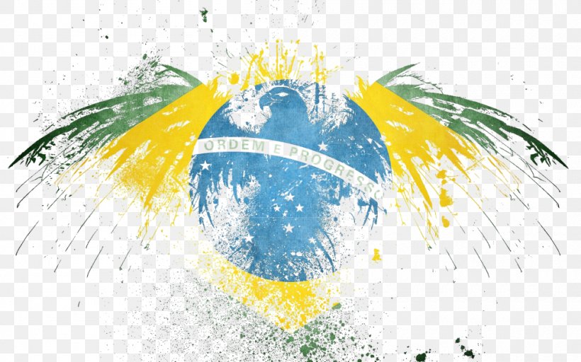 Flag Of Brazil High-definition Television Desktop Wallpaper Widescreen, PNG, 1000x625px, Brazil, Art, Desktop Environment, Display Resolution, Energy Download Free