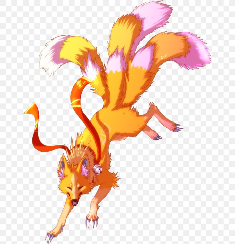 Nine-tailed Fox Kitsune Art Legendary Creature, PNG, 659x849px, Ninetailed Fox, Art, Carnivora, Carnivoran, Claw Download Free