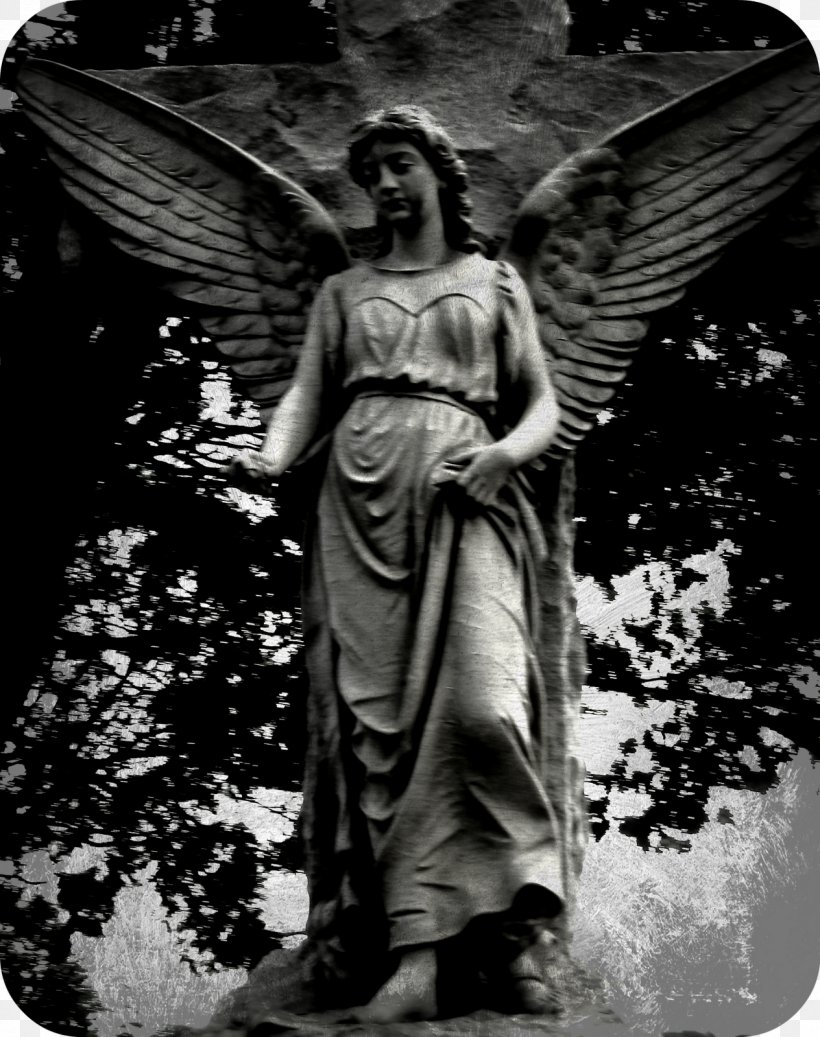 Statue Angel Classical Sculpture Gabriel, PNG, 1264x1600px, Statue, Angel, Art, Artwork, Black And White Download Free