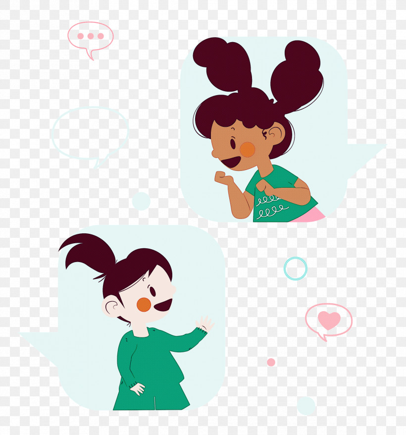 Best Friends, PNG, 2333x2500px, Best Friends, Cartoon, Character, Dialogue, Happiness Download Free