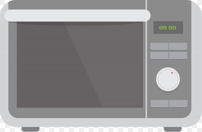 Microwave Oven Flat Design Home Appliance Furnace, PNG, 3075x2013px, Microwave Ovens, Concepteur, Electric Kettle, Electronics, Flat Design Download Free