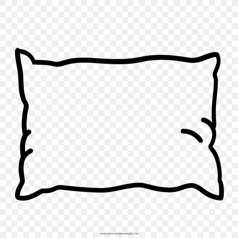 Pillow Coloring Book Drawing Black And White, PNG, 1000x1000px, Pillow, Area, Black, Black And White, Branch Download Free
