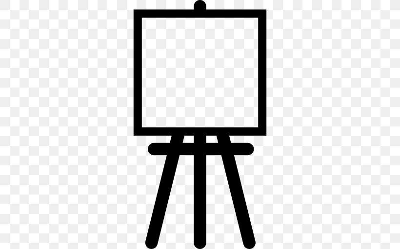 Easel Painting, PNG, 512x512px, Easel, Area, Art, Black, Black And White Download Free