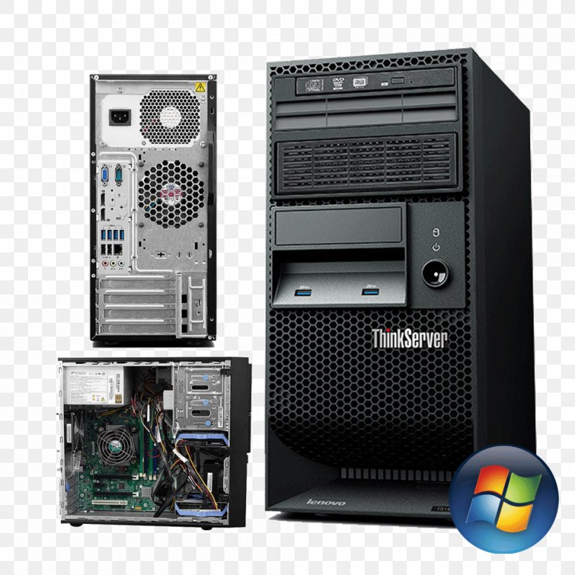 Intel ThinkServer Lenovo Computer Servers Xeon, PNG, 1000x1000px, Intel, Computer, Computer Accessory, Computer Case, Computer Component Download Free
