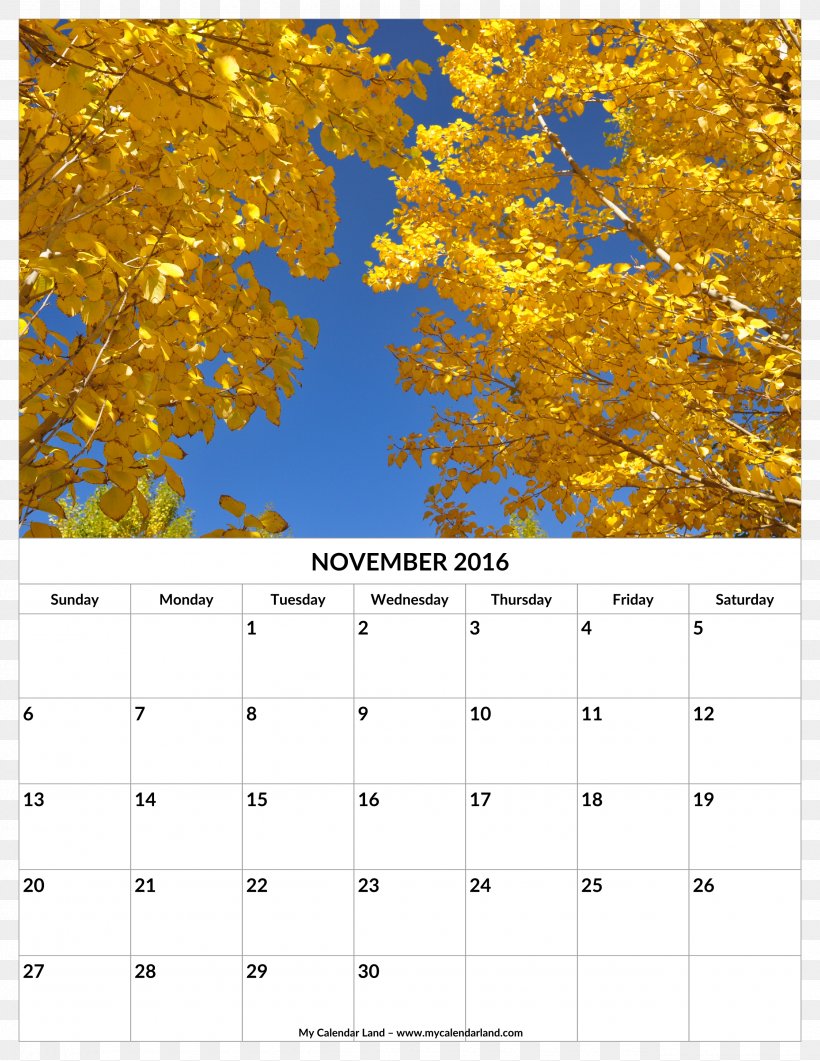Leaf Autumn Yellow Calendar Deciduous, PNG, 2550x3300px, Leaf, Autumn, Branch, Calendar, Color Download Free
