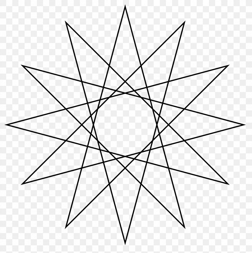 Star Polygon Regular Polygon Geometry, PNG, 2384x2400px, Star Polygon, Area, Black And White, Diagram, Drawing Download Free