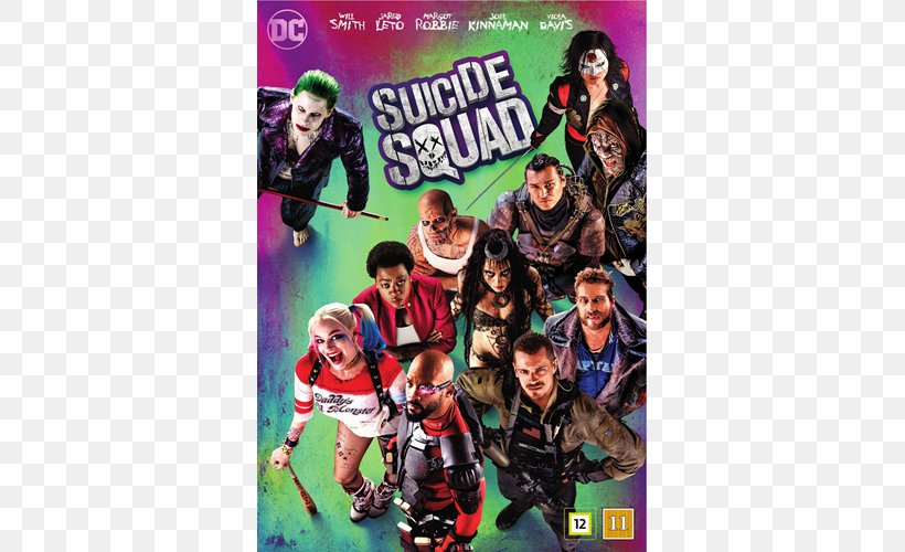 Blu-ray Disc DVD Film Digital Copy Suicide Squad, PNG, 500x500px, 4k Resolution, Bluray Disc, Action Film, Advertising, Album Cover Download Free