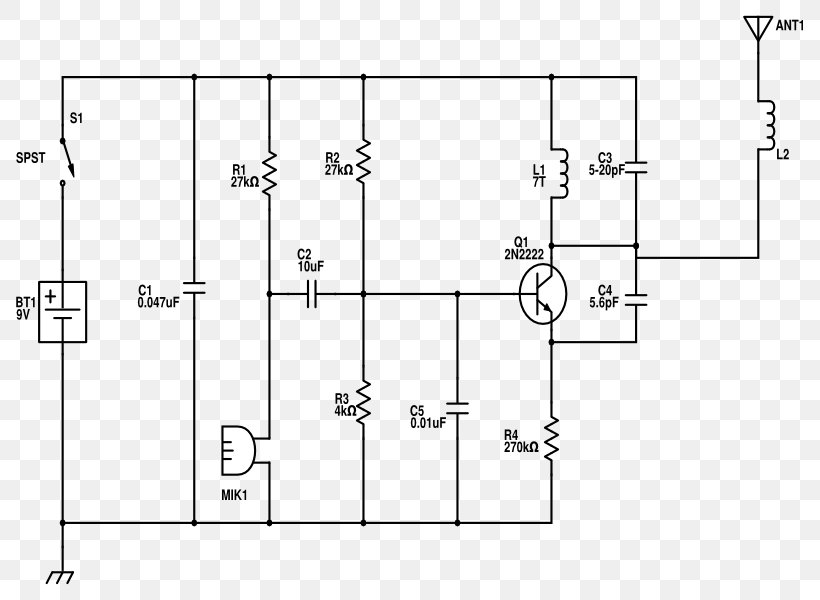 Diode Drawing Diagram /m/02csf, PNG, 800x600px, Diode, Area, Black And White, Circuit Component, Diagram Download Free