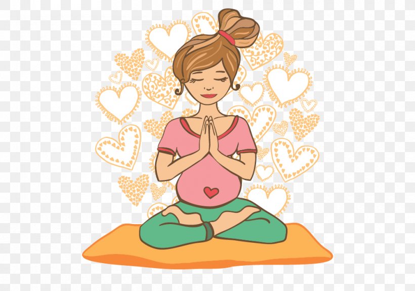 Pregnancy Yoga Prenatal Care Lotus Position, PNG, 1000x700px, Pregnancy, Art, Lotus Position, Meditation, Namaste Download Free