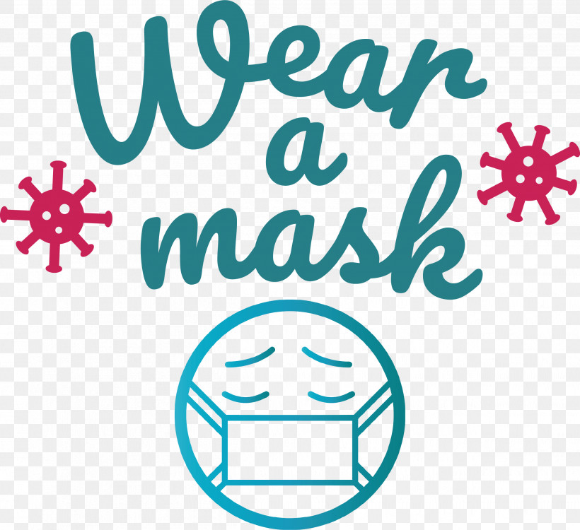 Wear A Mask Face Mask, PNG, 2504x2291px, Wear A Mask, Behavior, Face Mask, Geometry, Happiness Download Free