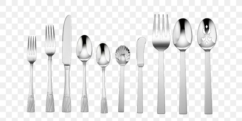 Cutlery Cuisinart Kitchen Utensil Spoon Fork, PNG, 683x411px, Cutlery, Black And White, Cookware, Cuisinart, Fork Download Free