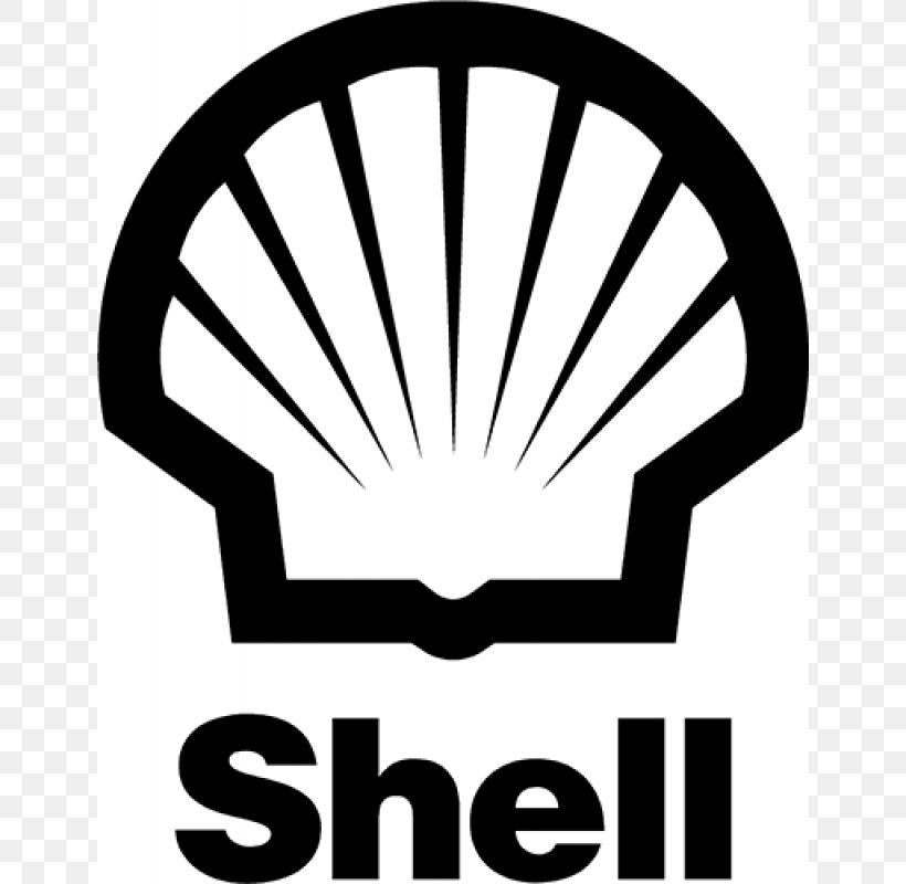 Logo Royal Dutch Shell Petroleum Industry Oil, PNG, 800x800px, Logo, Area, Black And White, Brand, Decal Download Free