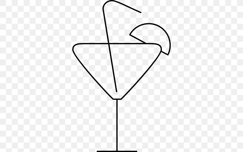 Martini Line Point Angle Clip Art, PNG, 512x512px, Martini, Area, Black And White, Cocktail Glass, Glass Download Free