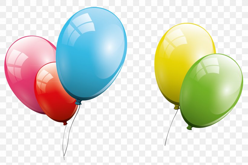 Balloon Birthday Clip Art, PNG, 3497x2338px, Balloon, Birth, Birthday, Color, Computer Download Free