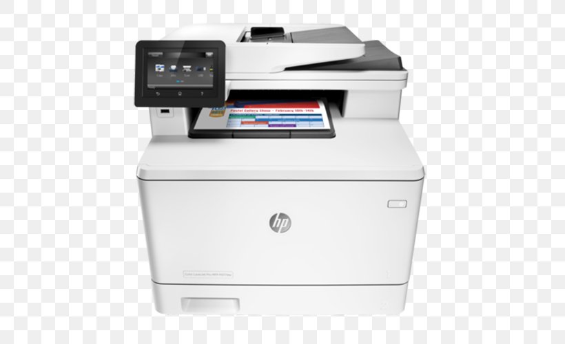 Hewlett-Packard HP LaserJet Multi-function Printer Laser Printing, PNG, 500x500px, Hewlettpackard, Color Printing, Duplex Printing, Electronic Device, Hp Laserjet Download Free