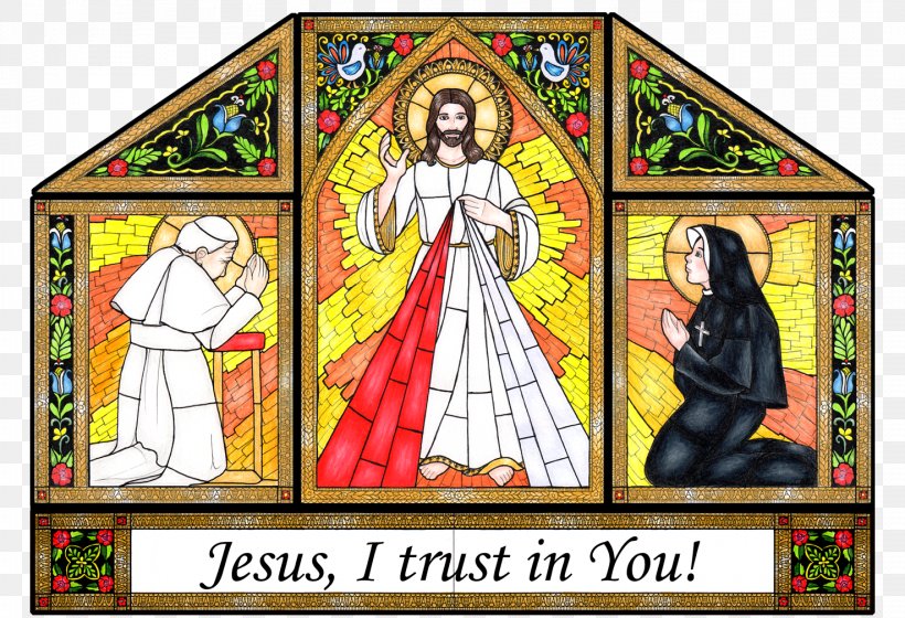 Stained Glass Window Divine Mercy, PNG, 1475x1008px, Stained Glass, Art, Divine Mercy, Divine Mercy Image, Extraordinary Jubilee Of Mercy Download Free