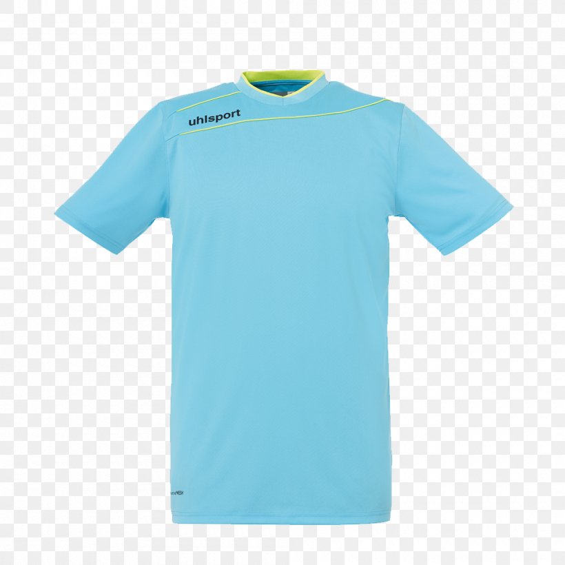T-shirt Jersey Goalkeeper Uhlsport Kit, PNG, 1000x1000px, Tshirt, Active Shirt, Adidas, Aqua, Azure Download Free