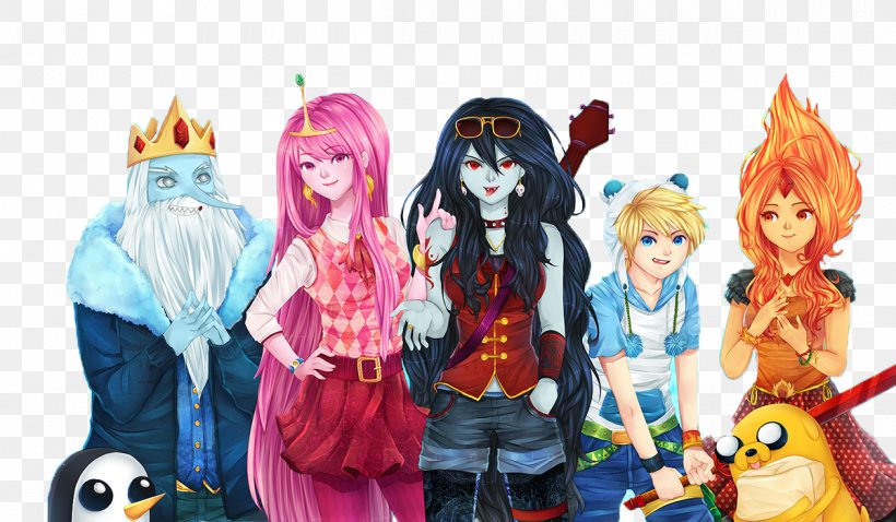 Finn The Human Ice King Marceline The Vampire Queen Princess Bubblegum Jake The Dog, PNG, 1200x700px, Watercolor, Cartoon, Flower, Frame, Heart Download Free