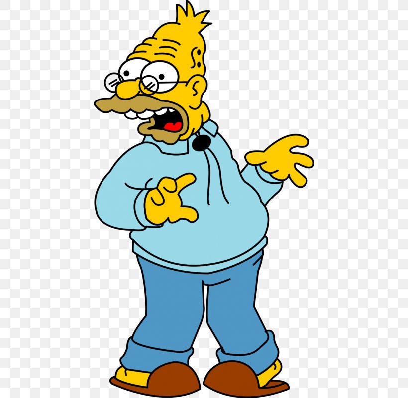 Grampa Simpson Homer Simpson Marge Simpson Bart Simpson Lisa Simpson, PNG, 800x800px, Grampa Simpson, Animal Figure, Animation, Area, Art Download Free