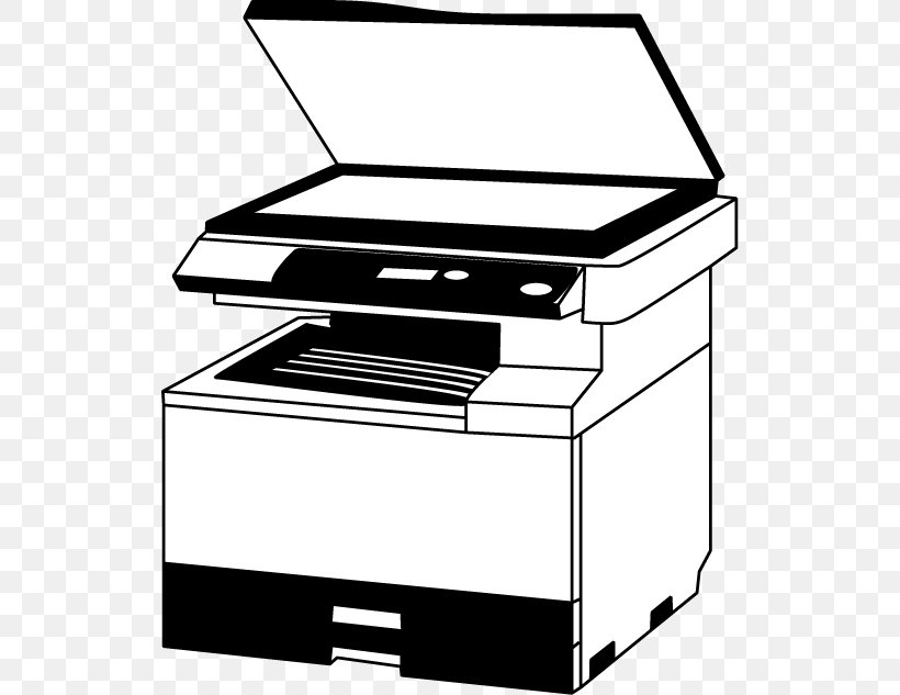 Laptop Information Appliance Printer 事務機器 Clip Art, PNG, 526x633px, Laptop, Black And White, Computer Port, Furniture, Information Appliance Download Free