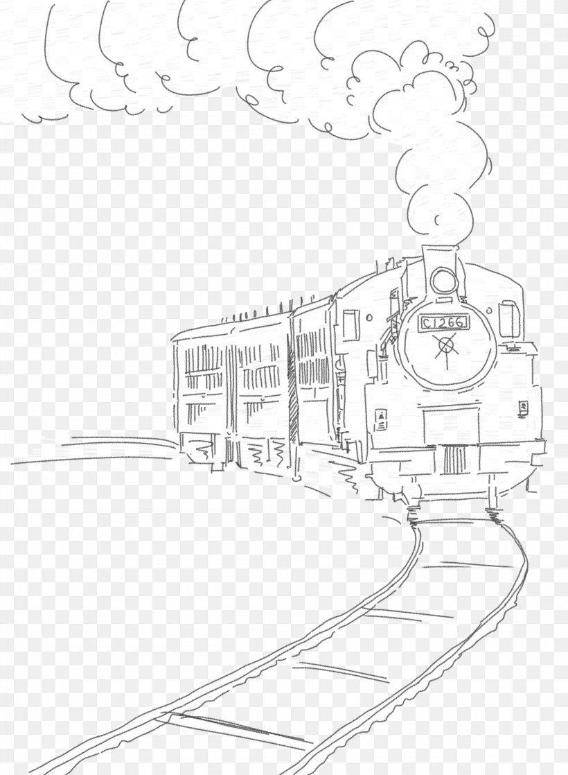 Train Drawing Sketch, PNG, 2200x3000px, Train, Area, Artwork, Black And White, Croquis Download Free