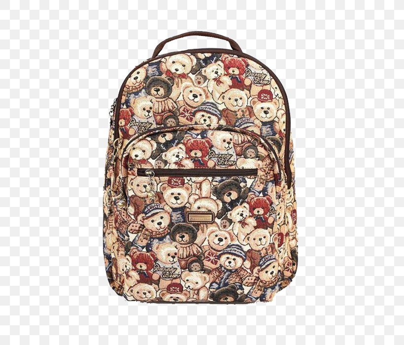 Bear Amazon.com Backpack Handbag, PNG, 700x700px, Watercolor, Cartoon, Flower, Frame, Heart Download Free