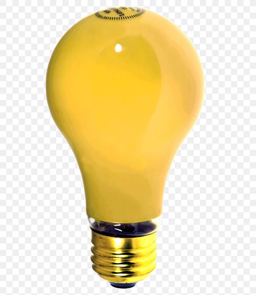 Incandescent Light Bulb A-series Light Bulb Yellow, PNG, 565x945px, Incandescent Light Bulb, Aseries Light Bulb, Incandescence, Lamp, Light Download Free