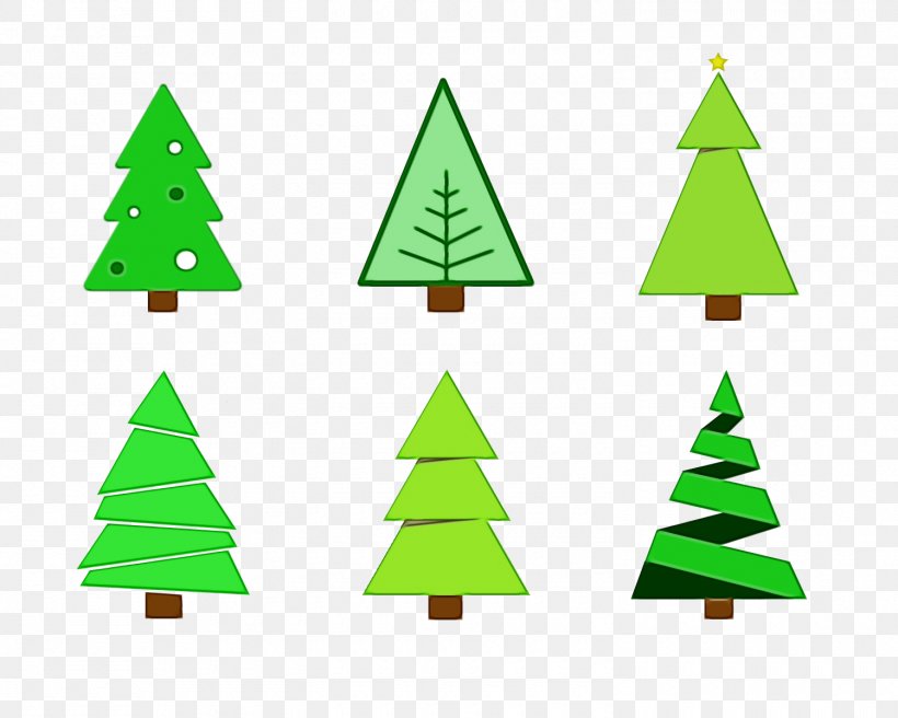 Christmas Tree, PNG, 1500x1200px, Watercolor, Christmas Decoration, Christmas Tree, Evergreen, Green Download Free
