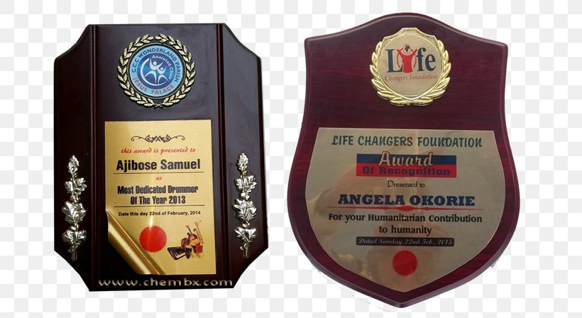 Commemorative Plaque Award Nigeria Medal, PNG, 709x448px, Commemorative Plaque, American Walnut, Art, Award, Craft Download Free
