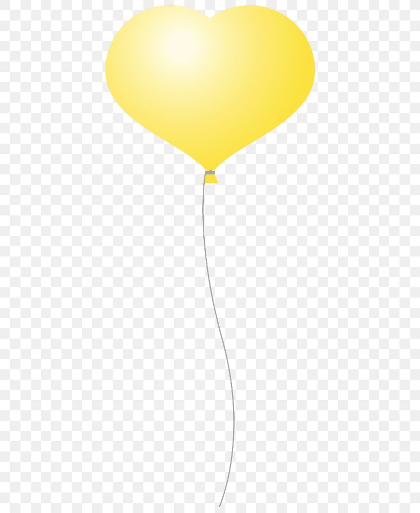 Product Design Balloon Line Heart, PNG, 556x1000px, Balloon, Heart, M095, Yellow Download Free