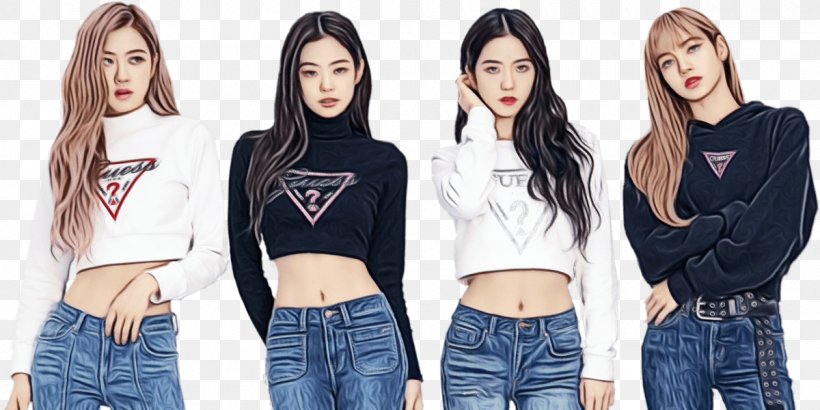 BLACKPINK K-pop YG Entertainment Girl Group FOREVER YOUNG, PNG, 1200x600px, Blackpink, As If Its Your Last, Boombayah Kr Ver, Clothing, Crop Top Download Free