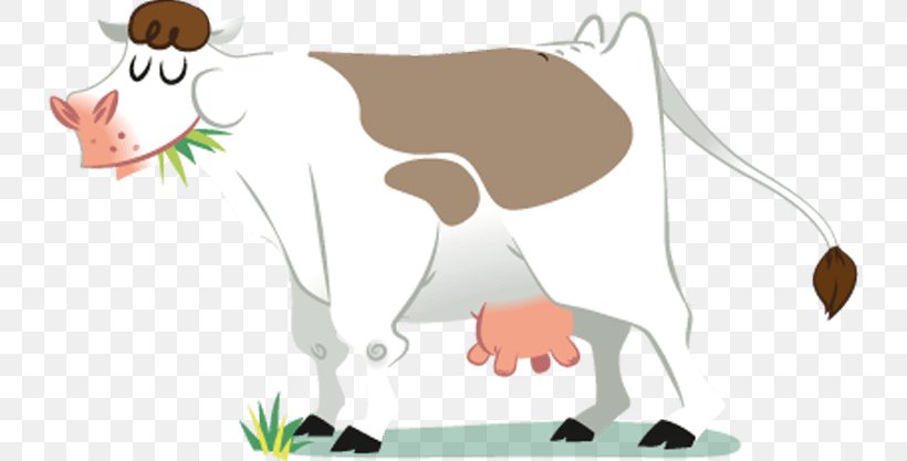 Cattle Canidae HappyCow Mammal Dog, PNG, 732x417px, Watercolor, Cartoon, Flower, Frame, Heart Download Free