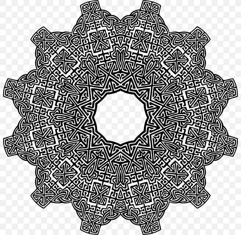 Celtic Knot Ornament Drawing Pattern, PNG, 800x799px, Celtic Knot, Black And White, Celtic Art, Celts, Drawing Download Free