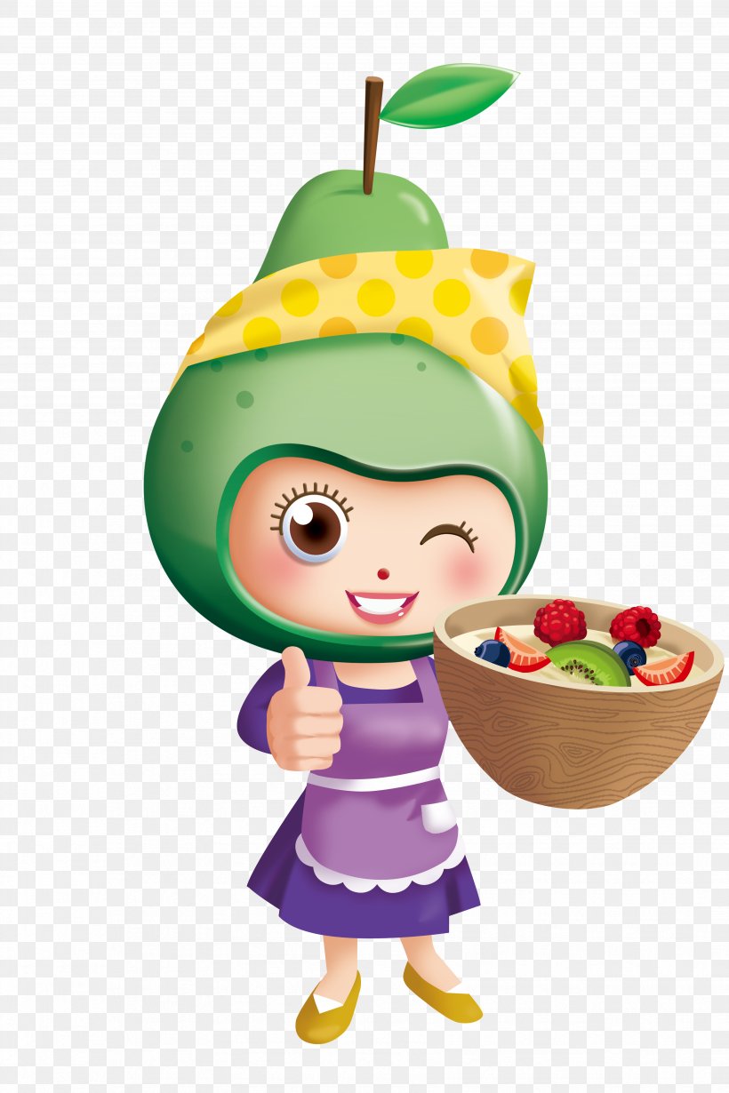 Illustration Cartoon Product Character Fruit, PNG, 3508x5263px, Cartoon, Character, Fictional Character, Food, Fruit Download Free