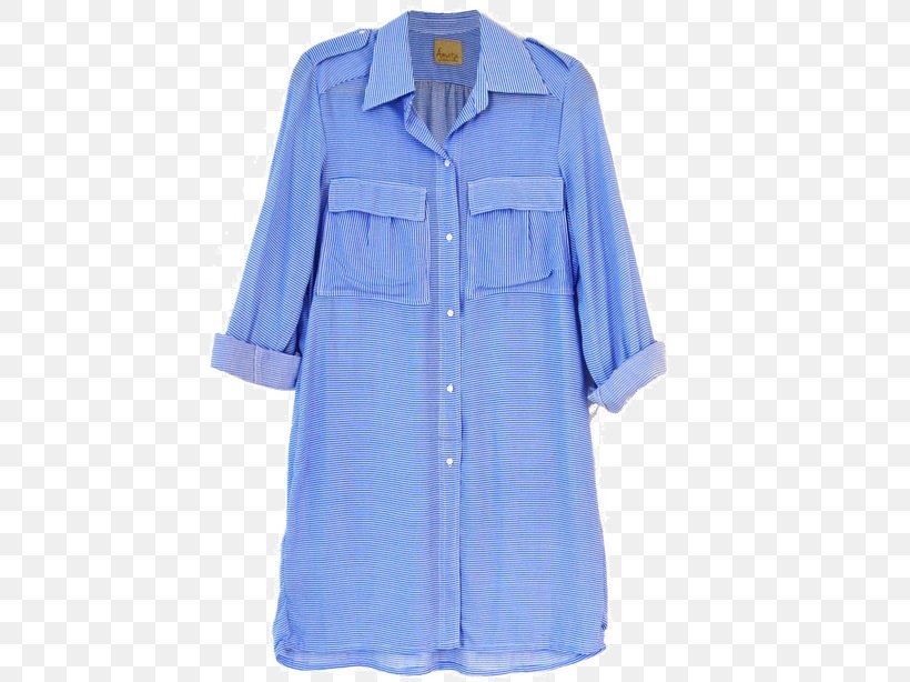 Blouse, PNG, 450x614px, Blouse, Blue, Button, Cobalt Blue, Day Dress Download Free