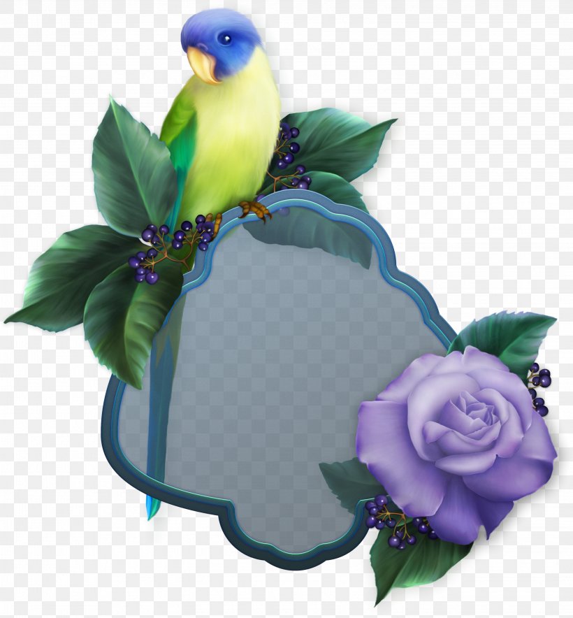 Blue Rose Label Clip Art, PNG, 3051x3291px, Blue Rose, Bird, Cut Flowers, Decoupage, Digital Image Download Free
