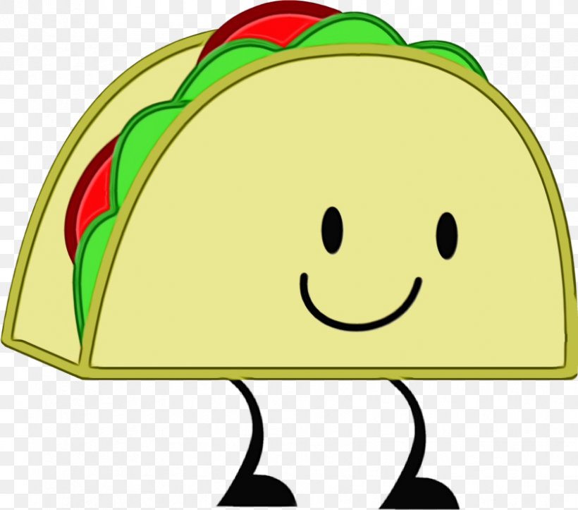 Taco Cartoon, PNG, 837x738px, Watercolor, Battle For Dream Island, Burrito, Cartoon, Cuisine Download Free